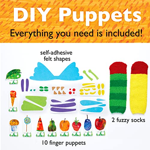 Creativity for Kids The Very Hungry Caterpillar Story Puppets: DIY Sock Puppet Kit for Toddlers (Ages 3+)