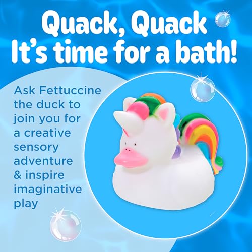 Creativity for Kids Unicorn Spaghetti Bath Set – Rainbow Soap Noodles Sensory Play for Ages 3+