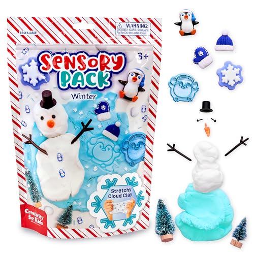 Creativity for Kids Winter Sensory Pack – Toddler Christmas Crafts & Sensory Toys for Ages 3+