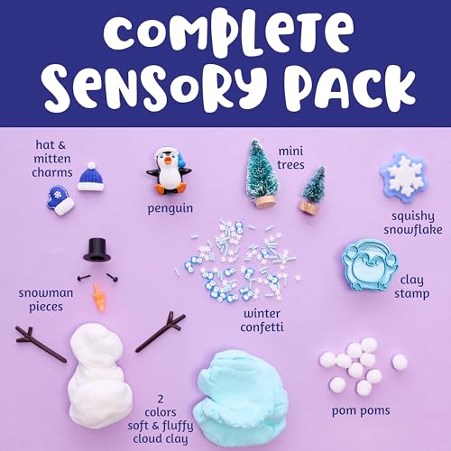 Creativity for Kids Winter Sensory Pack – Toddler Christmas Crafts & Sensory Toys for Ages 3+