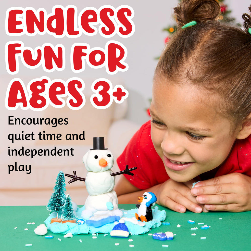 Creativity for Kids Winter Sensory Pack – Toddler Christmas Crafts & Sensory Toys for Ages 3+