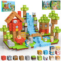 Crifeton 100-Piece Magnetic Building Blocks Set - 0.8 Inch Cubes in 25 Colors, STEM Montessori Toy for Ages 3+