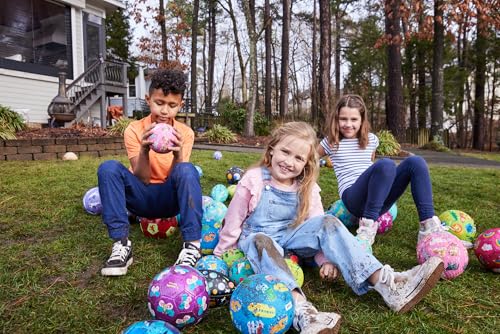 Crocodile Creek Dinosaur Playground Ball – Durable Rubber Kickball for Kids Ages 3 and Up