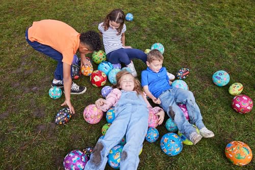 Crocodile Creek Dinosaur Playground Ball – Durable Rubber Kickball for Kids Ages 3 and Up