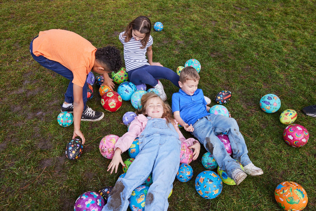 Crocodile Creek Playground Ball – Teal Fish Design – Durable Rubber for Ages 3+ – PVC-Free