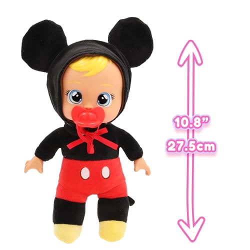 Cry Babies Disney Mickey Mouse 9.8-Inch Plush Doll That Cries Real Tears with Pacifier