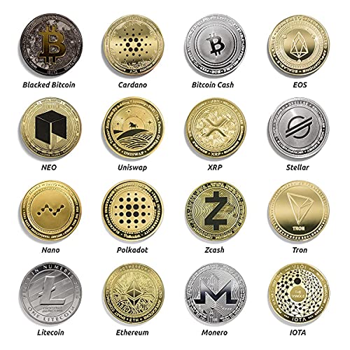 Cryptochips XRP Physical Coin – Commemorative Ripple Crypto Token with Capsule and Stickers