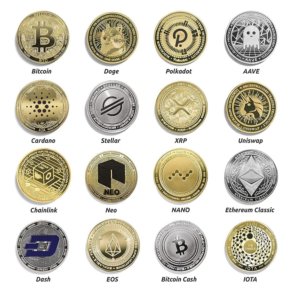 Cryptochips XRP Physical Coin – Commemorative Ripple Crypto Token with Capsule and Stickers