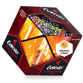 CUBENDI Geometric Origami Puzzle - Magnetic Shape Shifting Cube with 48 Magnets - Scribble Pattern