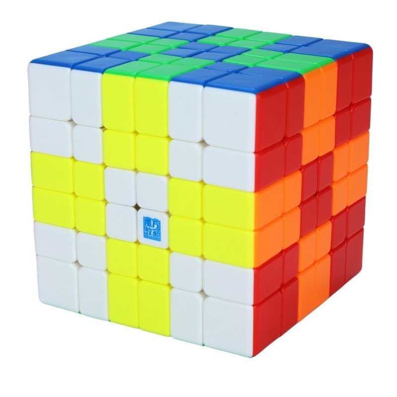 CuberSpeed Moyu Meilong 6x6 V2 Stickerless Speed Cube – Non-Magnetic 6x6x6 Puzzle for Casual Solving