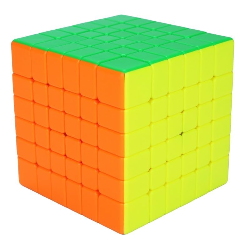 CuberSpeed Moyu Meilong 6x6 V2 Stickerless Speed Cube – Non-Magnetic 6x6x6 Puzzle for Casual Solving