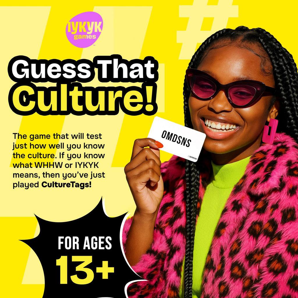 CultureTags Card Game – Know Your Hashtags & Pop Culture References