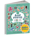 Cupkin Pirate Sticker Book - 300+ Reusable Stickers, 8 Scenes & 8 Coloring Pages for Kids