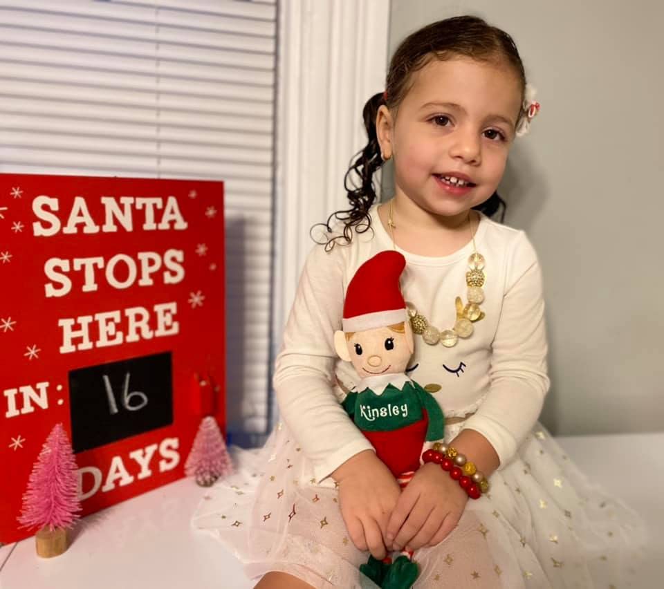 Custom Light Boy Elf Doll – Personalized Christmas Plush Toy 14 Inch Handmade