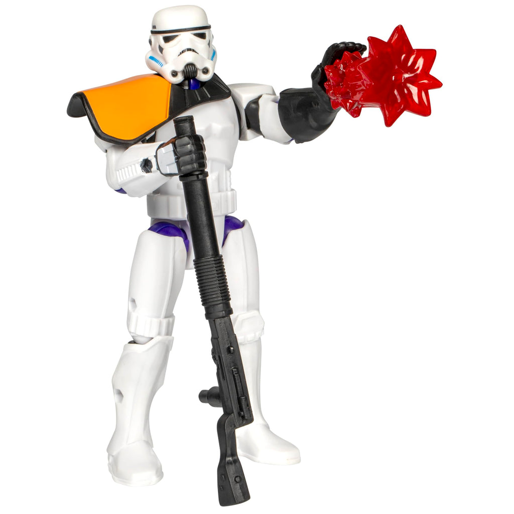Customizable Stormtrooper Figure with Darth Maul Hand and Blaster – Mix and Combine