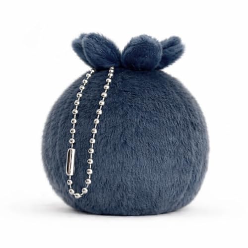 Cute Apple Plush Keychain – Kawaii Fruit Charm for Bags and Backpacks