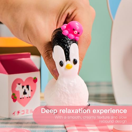 Cute Penguin Taba Squishy Toy – Soft Silicone Stress Relief Fidget for Kids & Adults