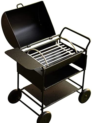 Cutemini 1:12 Scale Dollhouse BBQ Grill with Openable Lid and Movable Parts – Iron Construction