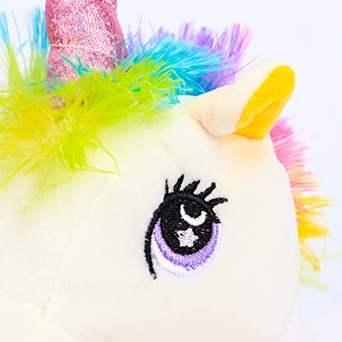 Cuteoy Unicorn Hand Puppet - Soft Plush with Open Movable Mouth for Kids and Adults