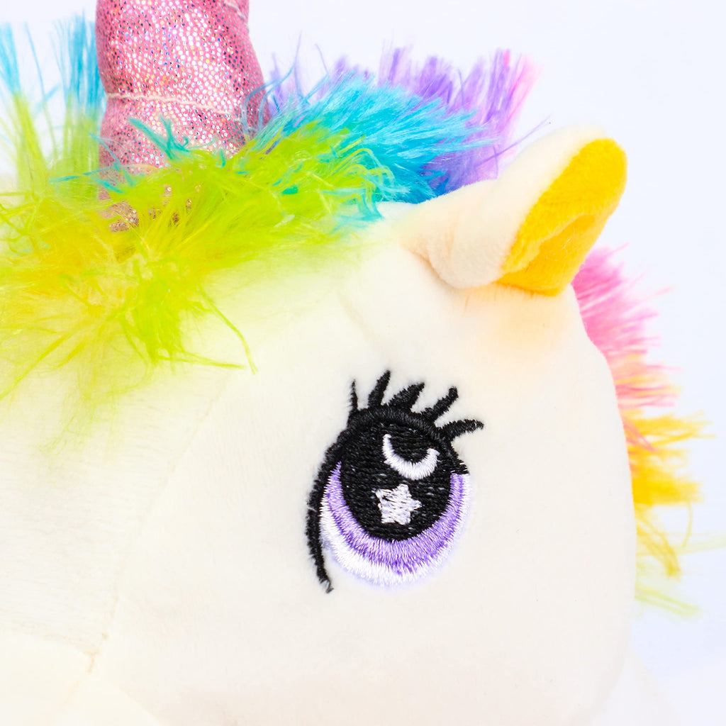 Cuteoy Unicorn Hand Puppet - Soft Plush with Open Movable Mouth for Kids and Adults