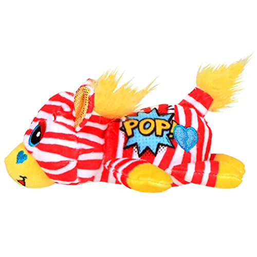 Cutetitos Budditos Buttered Popcorn Edition – Two 5-Inch Plush Lion and Zebra Toys with Heart-Shaped Wrap for Kids Ages 3+