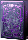 Cyberpunk Purple Playing Cards – Futuristic Casino-Grade Deck with Tutorial E-Book
