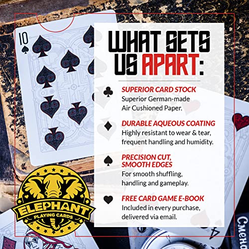 Cyberpunk Red Playing Cards – Hand-Drawn Futuristic Deck with E-Book, Poker Size 2.5" x 3.5"