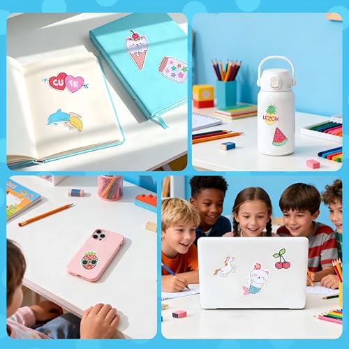 Cymbana 5D Diamond Painting Stickers Kit for Kids – 25 Sheets with Unicorn, Mermaid & Cat Designs