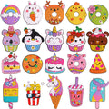 Cymbana Diamond Painting Kit for Kids – 20 Dessert-Themed Stickers with Princess & Animal Designs