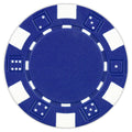 DA VINCI 50 Clay Composite Dice Striped 11.5 Gram Poker Chips – Pick from 11 Colors