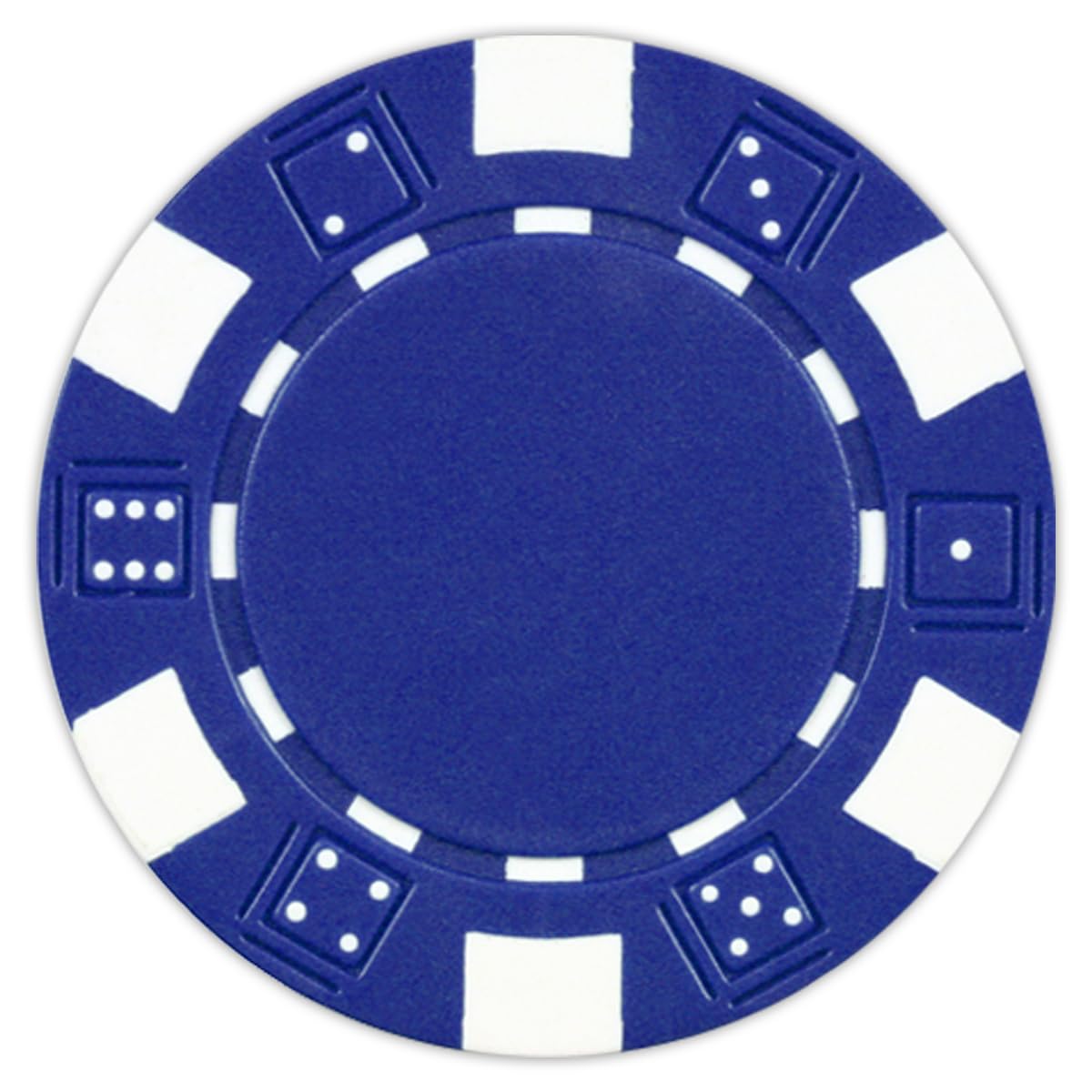 DA VINCI 50 Clay Composite Dice Striped 11.5 Gram Poker Chips – Pick from 11 Colors