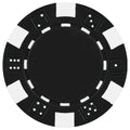 DA VINCI 50-Pack Clay Composite Dice Striped Poker Chips – 11.5 Gram, 11 Color Options