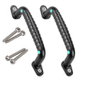 Dakzhou 2-Pack Luminous Playground Safety Handles for Bunk Beds, Treehouses, and Climbing Frames – Black, 300 lb Capacity