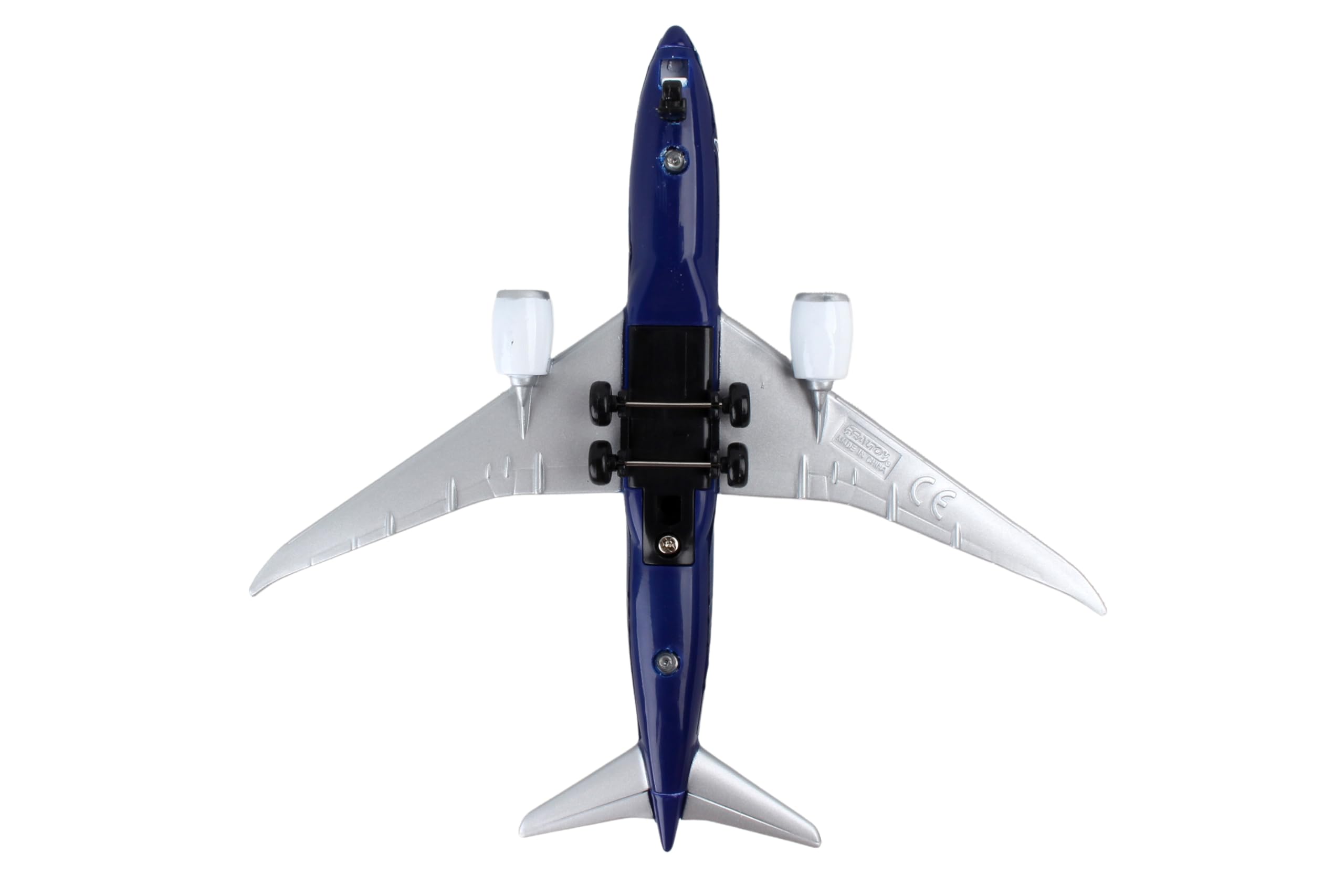 Daron Boeing 787 Die-Cast Metal Airplane Model – 5.75-Inch Toy with Rolling Wheels, Ages 3+