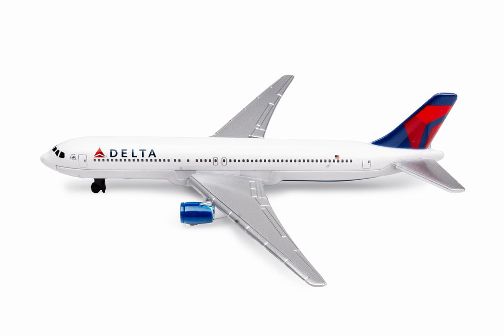 Daron Delta Air Lines Die-Cast Metal Airplane Toy – 5.75 inch Model with Rolling Wheels, Ages 3+