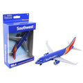 Daron Southwest Airlines Die-Cast Metal Toy Airplane – 5.75-Inch Model with Rolling Wheels for Kids 3+
