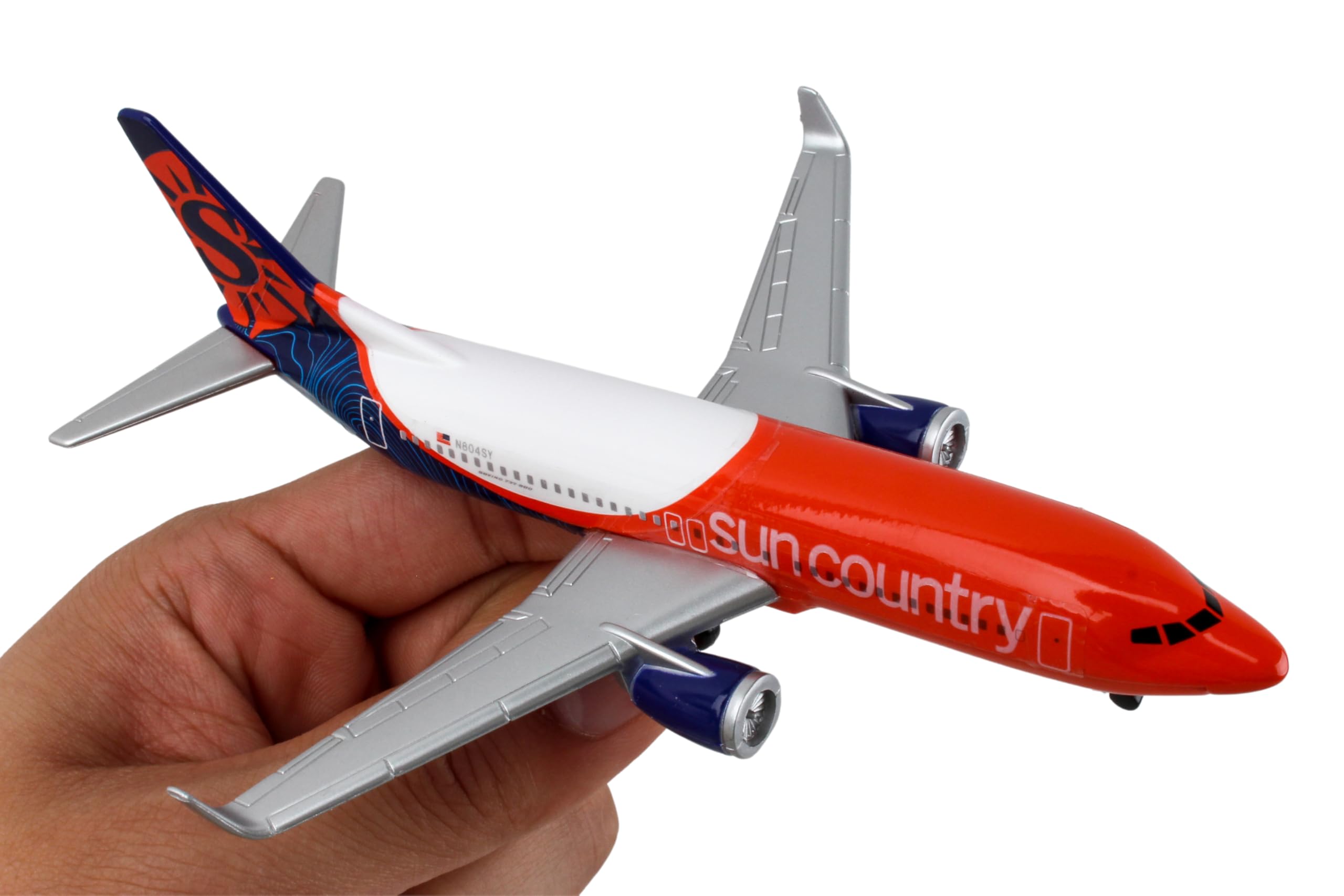Daron Sun Country Airlines Die-Cast Plane - 5.5 Inch Toy Airplane for Kids Ages 3+