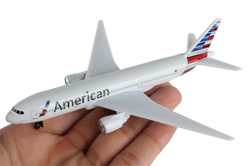 Daron Toy Airplane – American Airlines Die-Cast Metal Model – 5.75 Inch with Rolling Wheels