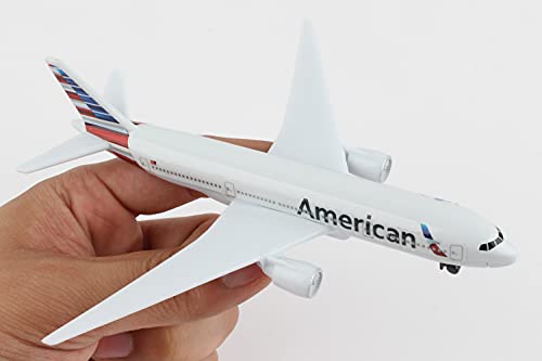 Daron Toy Airplane – American Airlines Die-Cast Metal Model – 5.75 Inch with Rolling Wheels