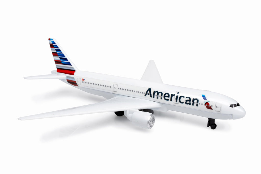 Daron Toy Airplane – American Airlines Die-Cast Metal Model – 5.75 Inch with Rolling Wheels