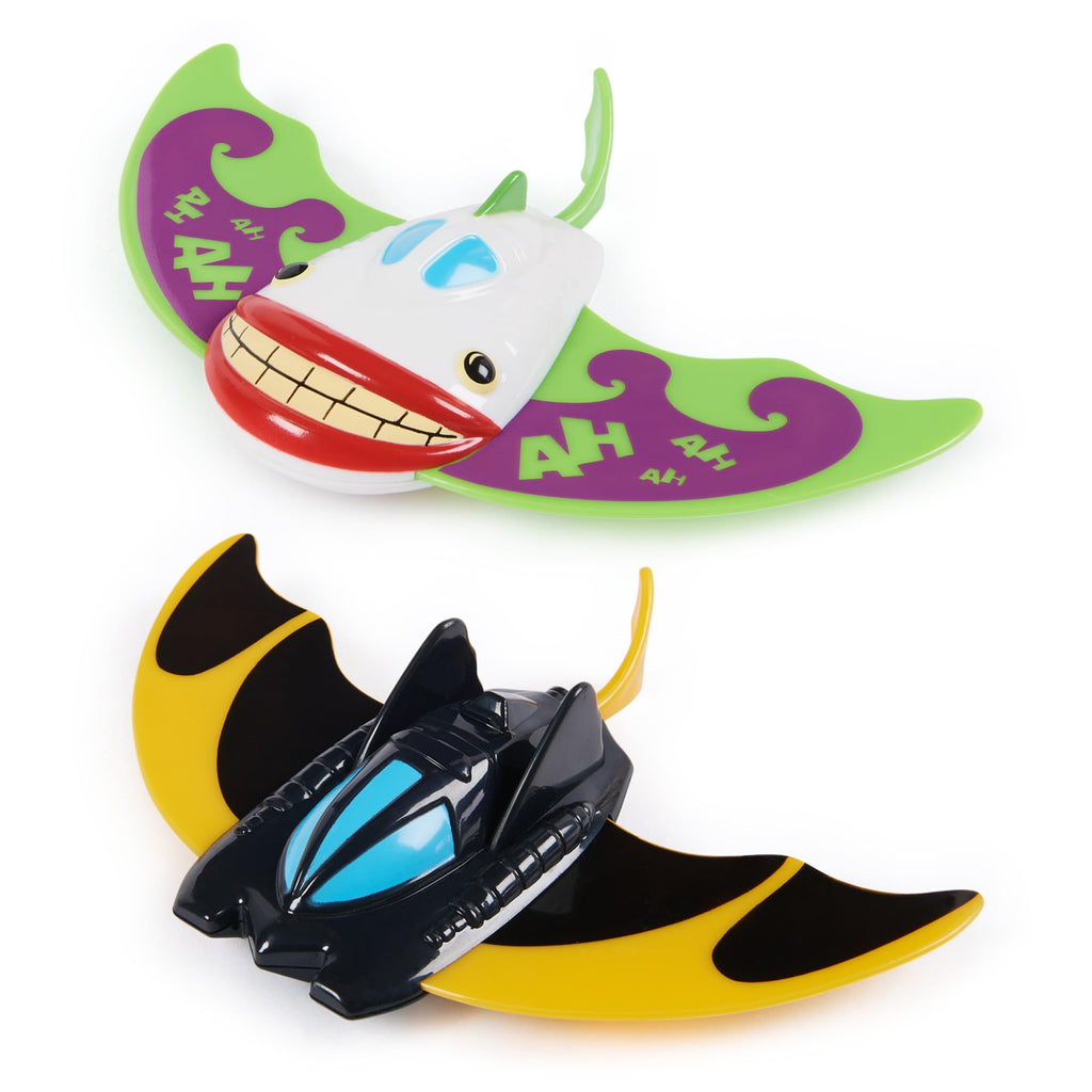DC Batman Zoom-A-Rays Pool Toys – 2-Pack Self-Powered Underwater Gliders for Kids 5+