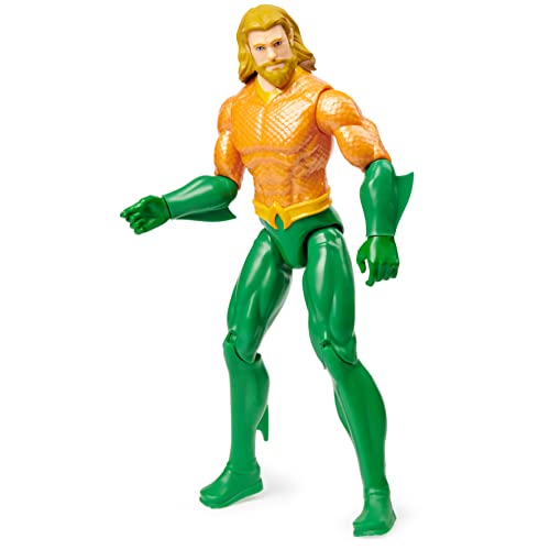 DC Comics 12-Inch Aquaman Action Figure - 11 Points of Articulation, Authentic Comic Styling