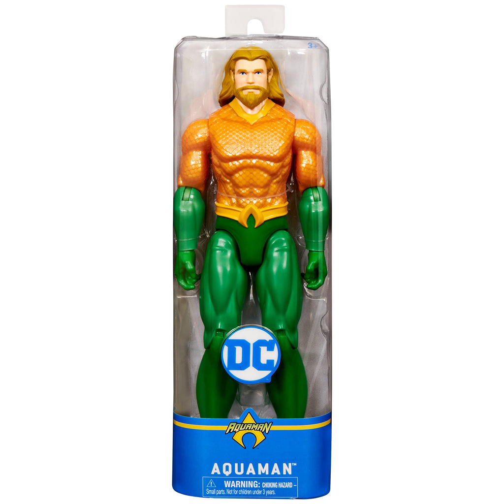 DC Comics 12-Inch Aquaman Action Figure - 11 Points of Articulation, Authentic Comic Styling