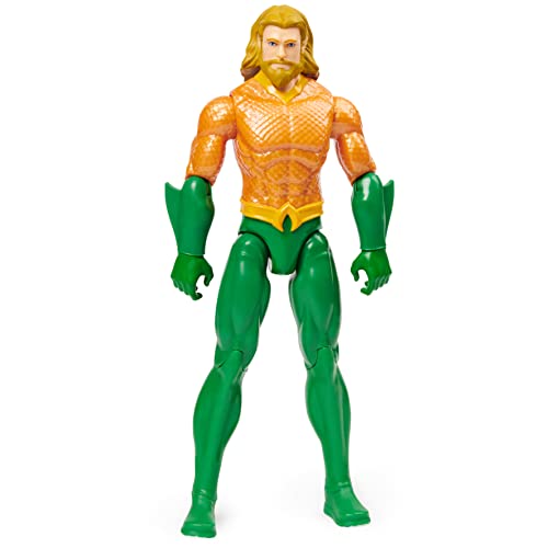 DC Comics 12-Inch Aquaman Action Figure - 11 Points of Articulation, Authentic Comic Styling