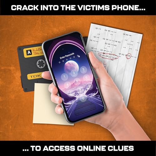 Death at Area 51 – Cold Case Murder Mystery Game for Adults with 47 Evidence Pieces