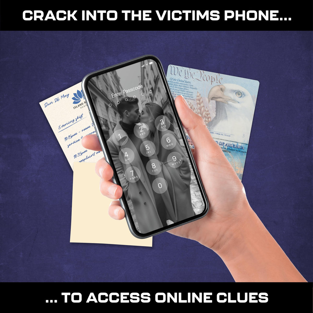 Death of an Influencer: Bali Murder Mystery Game – 28 Evidence Items, Digital Clues, 150 Min