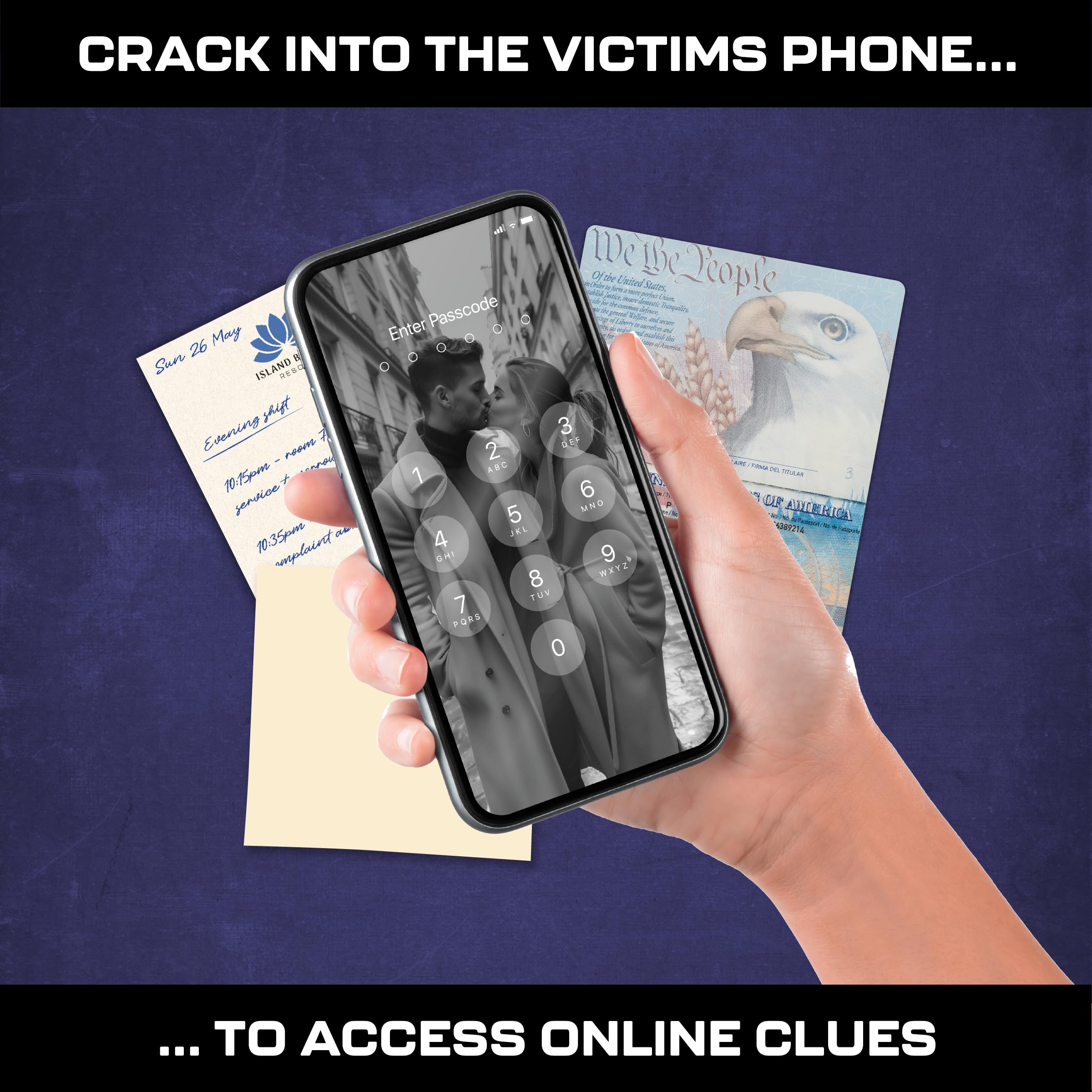 Death of an Influencer: Bali Murder Mystery Game – 28 Evidence Items, Digital Clues, 150 Min
