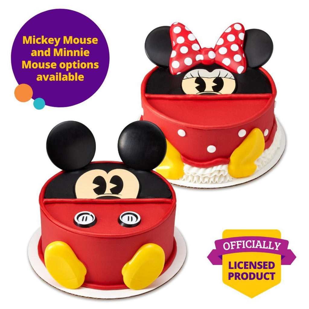 Decoset Minnie Mouse Cake Topper - 6-Piece Reusable Plastic Decoration by DecoPac