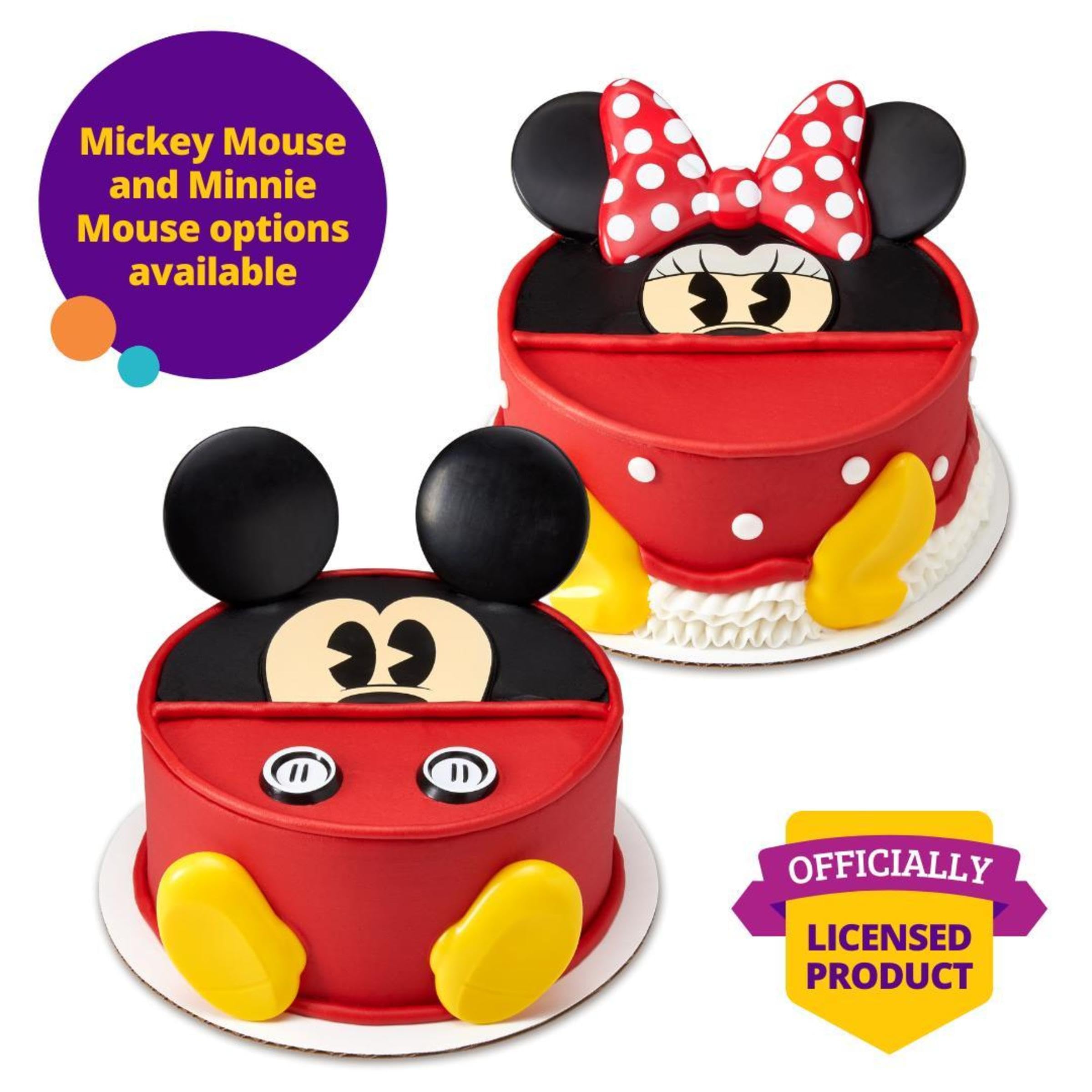 Decoset Minnie Mouse Cake Topper - 6-Piece Reusable Plastic Decoration by DecoPac