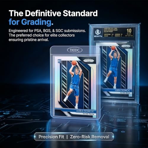 DEDC 100ct Card Sleeves Set: Semi-Rigid Holders and Penny Sleeves for Trading Card Protection